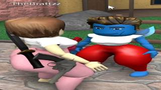 ragebaiting mm2 players with my giant voluptuous butt