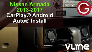 VLine VL2 CarPlay Android Auto Navigation install Nissan Armada 2013 2014 2015 2016 2017 NIS9 screenshot 5