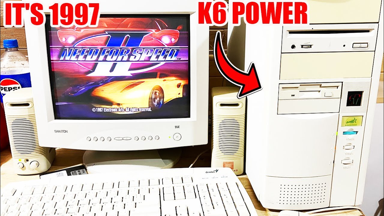 POV: It's 1997 and you just got a new AMD K6 PC with NFS2 (CRT + Win95)