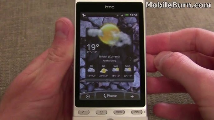  HTC Hero 3G WiFi Android Smartphone Grey Sprint New