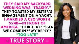 My Family Called My Wedding Trash Until a Helicopter Landed and I Married a $24B CEO | Hoppy Revenge