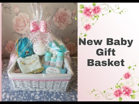 NEW BABY GIFT BASKET | CUTE GIFT | NEWBORN | GIFT WRAPPED