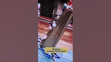 Carbon Fiber Parts from 3D Printed Mold Patterns. RC Airplane Rudder. #carbonfiber #aviation