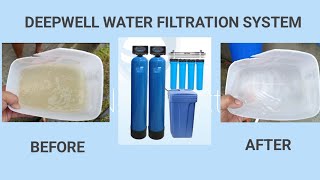#deepwellfilter #waterfiltration Deepwell water Filtration system