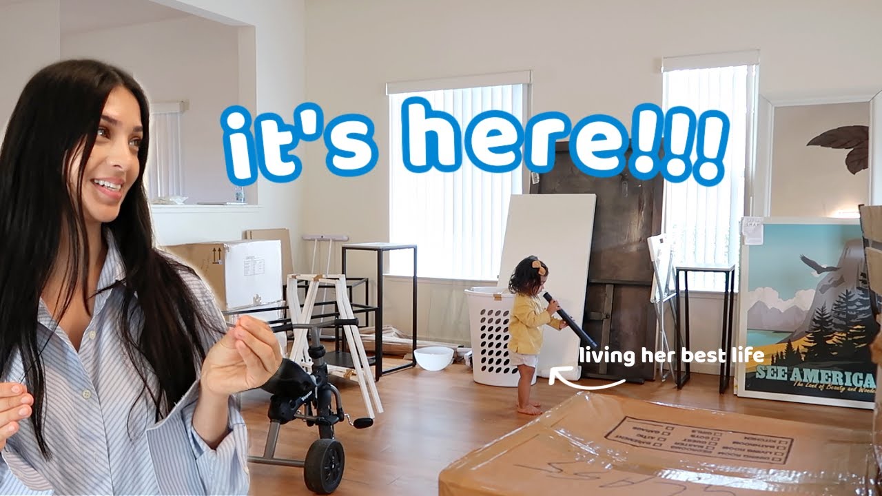 Our household goods are here after 3 long months