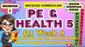 MAPEH 5 (PE and Health) Quarter 1 Week 8 Curriculum MATATAG PowerPoint Presentation