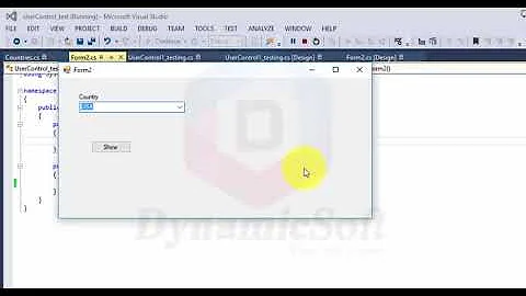 How to create user control in c# winform and use to windows form - C# tutorial
