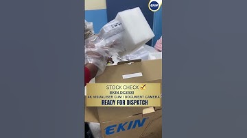 Stock Check ✅ EKIN DC2400 4k Visualiser cum / Document camera Ready for Dispatch 🔥