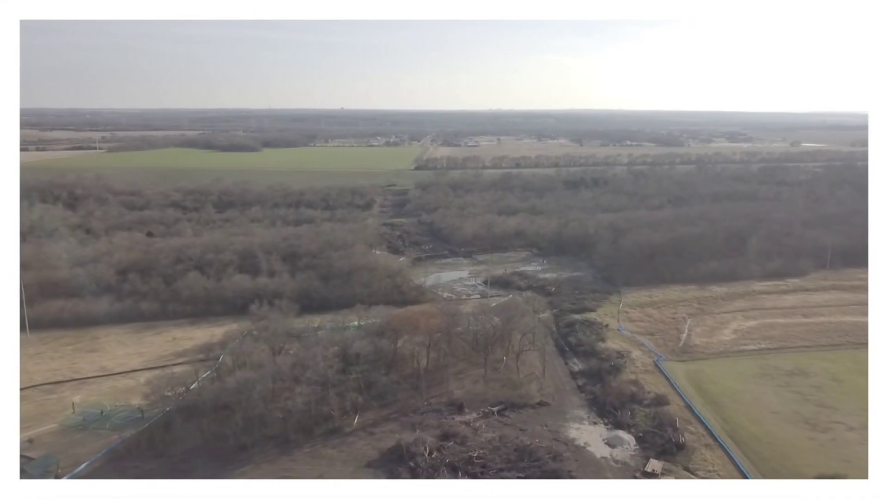 Drone footage of Grand Heritage Bear Creek in Lavon, TX. January 17