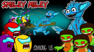 어몽어스 VS SMILEY MILEY Garten of Banban6 | GAME AMONG US  ANIMATION 1