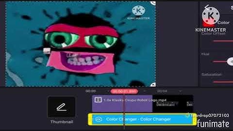 how to make does respond on kinemaster is going weirdness every 