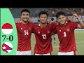 INDONESIA VS NEPAL 7-0 |Highlights goll AFC Asian Cup 2022 #asiancup2022 #indonesia