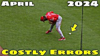 MLB | All Errors of April 2024