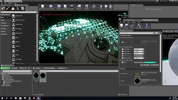 Unreal Engine - Creating a post process effect masked by a radius around the character