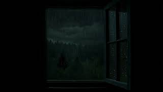 Quiet Rain Beyond the Open Window Bedroom | Soothing Atmosphere for Restful Sleep and Calm 🌙