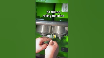 3T thread rolling machine #knurling #screws #machine #cnc #mechanical #factory #threadrolling