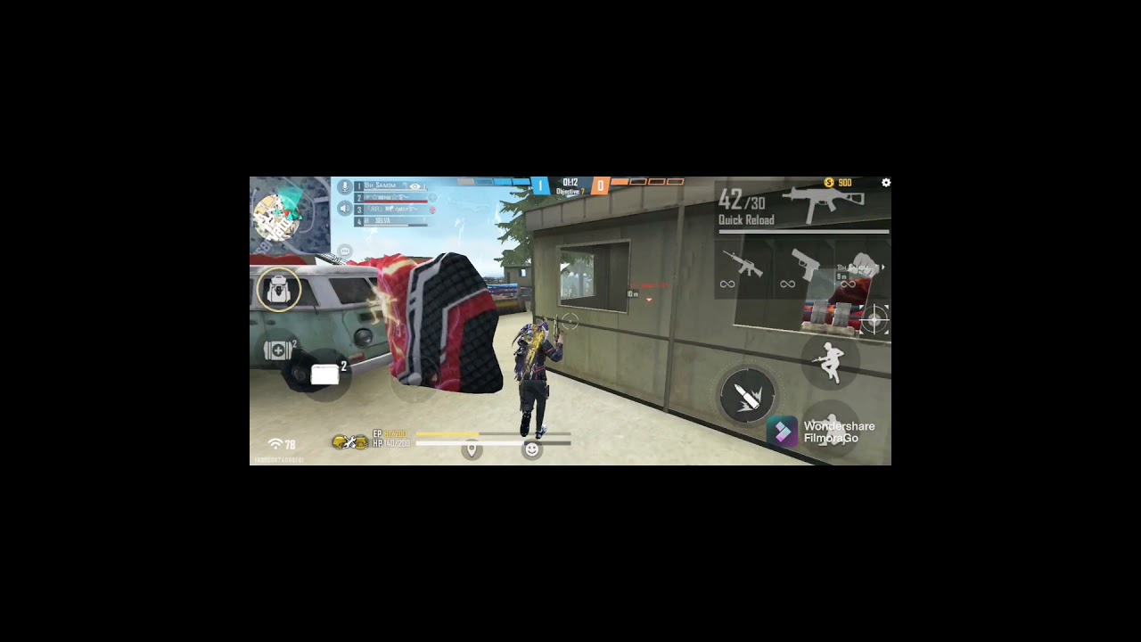 FREE FIRE SHORT VIDEO 1 VS 3 SELVA FF