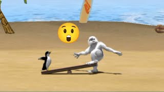 Yetisports 4 FREE (Albatros Overlord) - Penguin Sky Bird Sunny Beach - OLD GAME POCO C61 ANDROID 16  screenshot 4