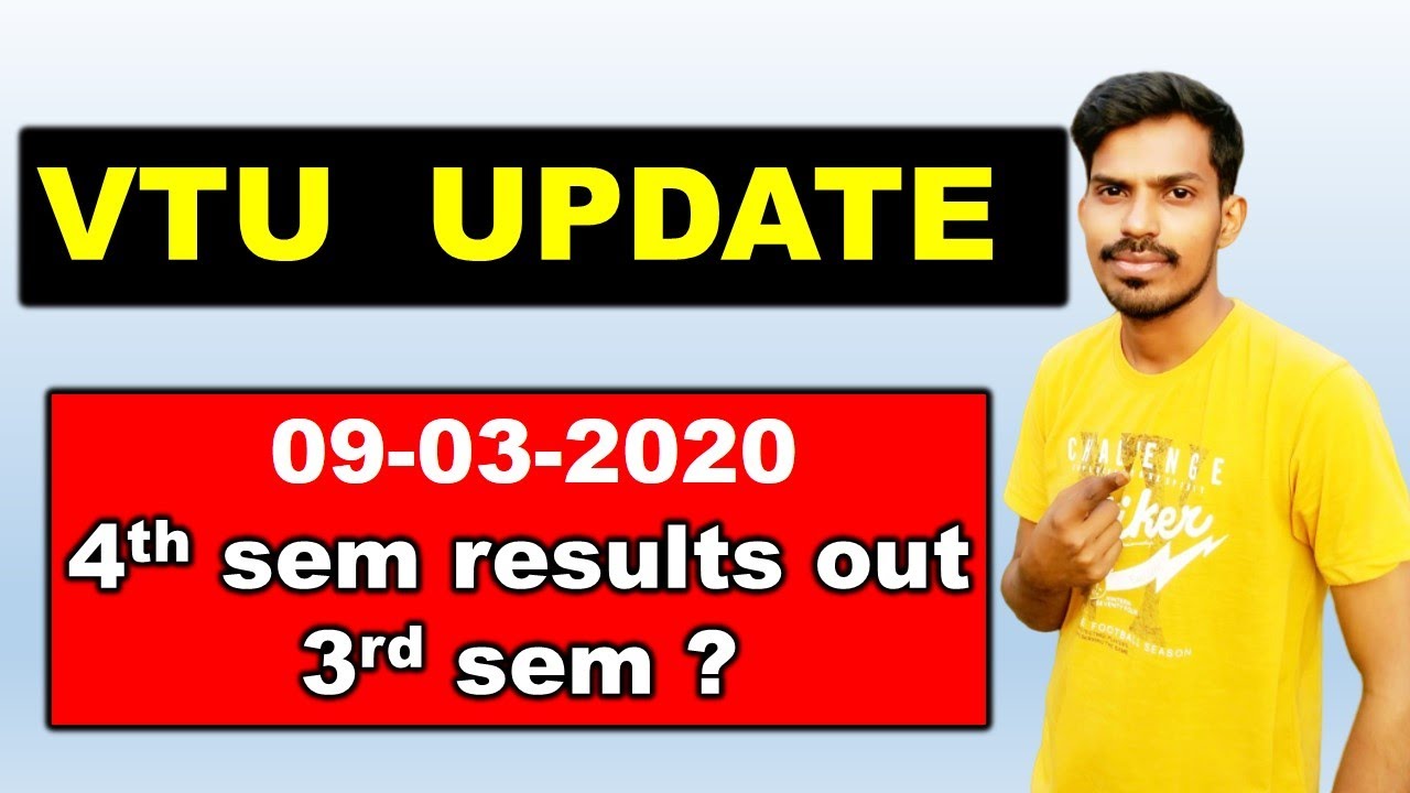 VTU UPDATES : 09-03-2020