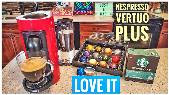 Nespresso vertuo plus coffee & espresso machine by delonghi