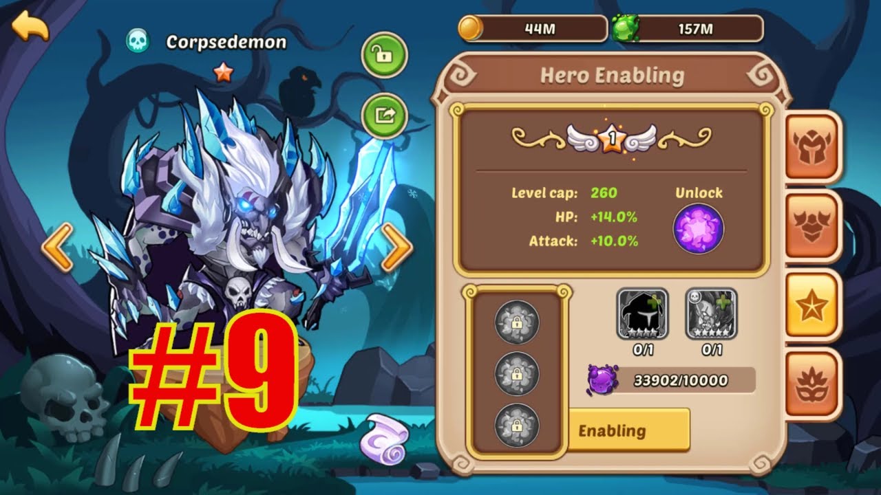 IDLE HEROES MOD - July 2020 #9 | Corpsedemon 10 Star | Kim Cuong