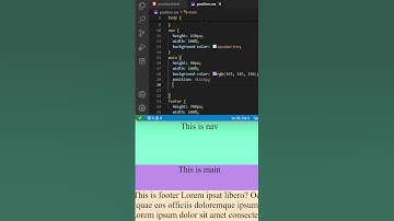 CSS Sticky Position Explained in Simple Way #coding#shorts
