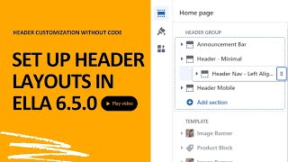 Famous #37 - Set Up Header Layouts for 26 Homepage Layouts in Ella Shopify Theme from version 6.5.0 Net Worth