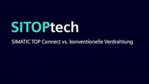 SITOPtech - Universelles Verbindungskabel SIMATIC TOP connect