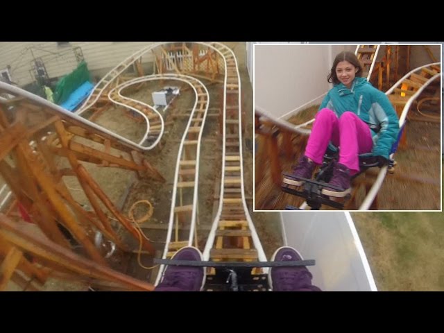 See Roller Coasters Set Up In Peoples Private Backyards - karinaomg roblox hide and seek