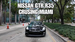 8 AM IN MY GTR R35 - COME WITH ME AROUND MIAMI