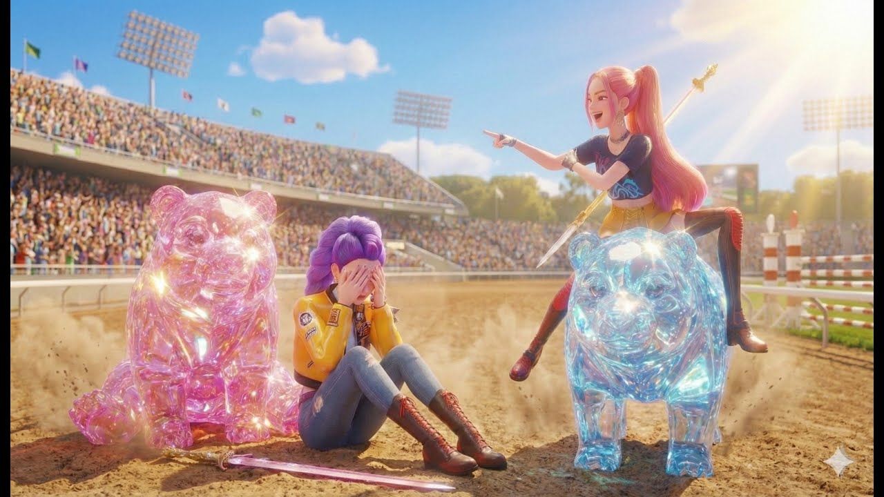 The bear is in trouble! | K-Pop Demon Hunters animation