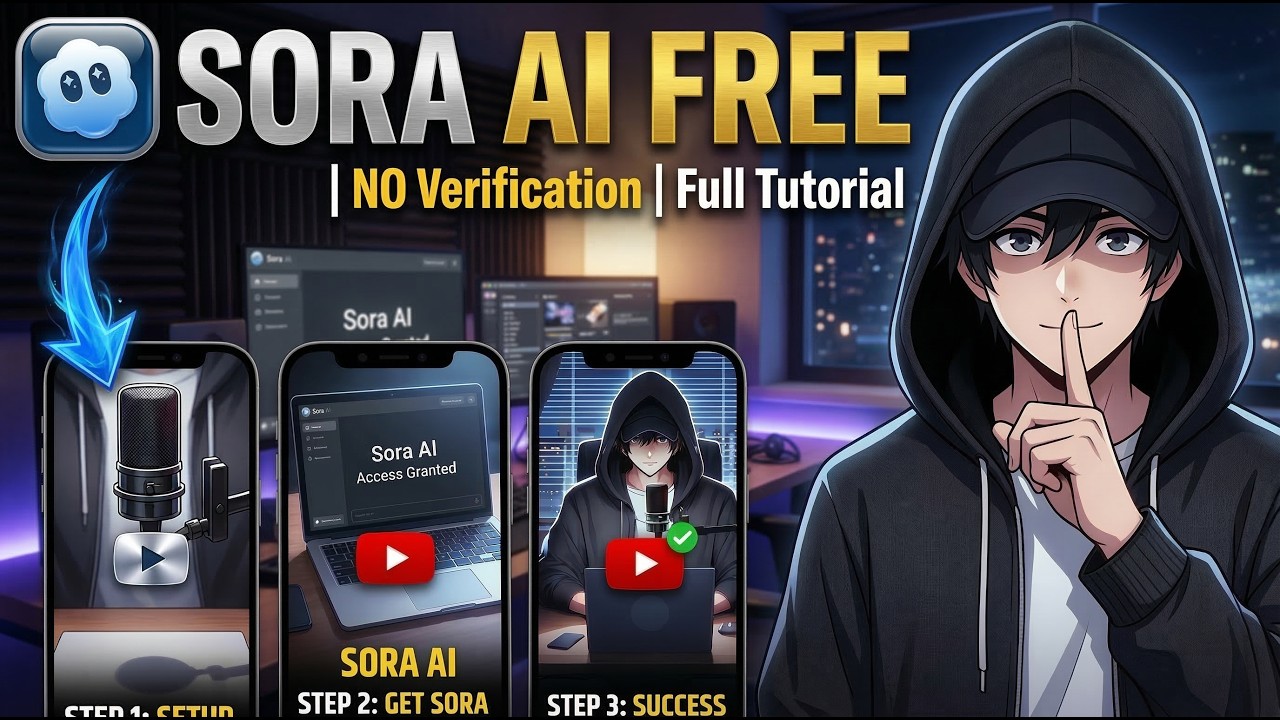 How to Get Sora AI for Free in 2026 | Full Tutorial - YouTube