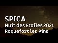 Nuit des toiles 2021 roquefort les pins avec spica