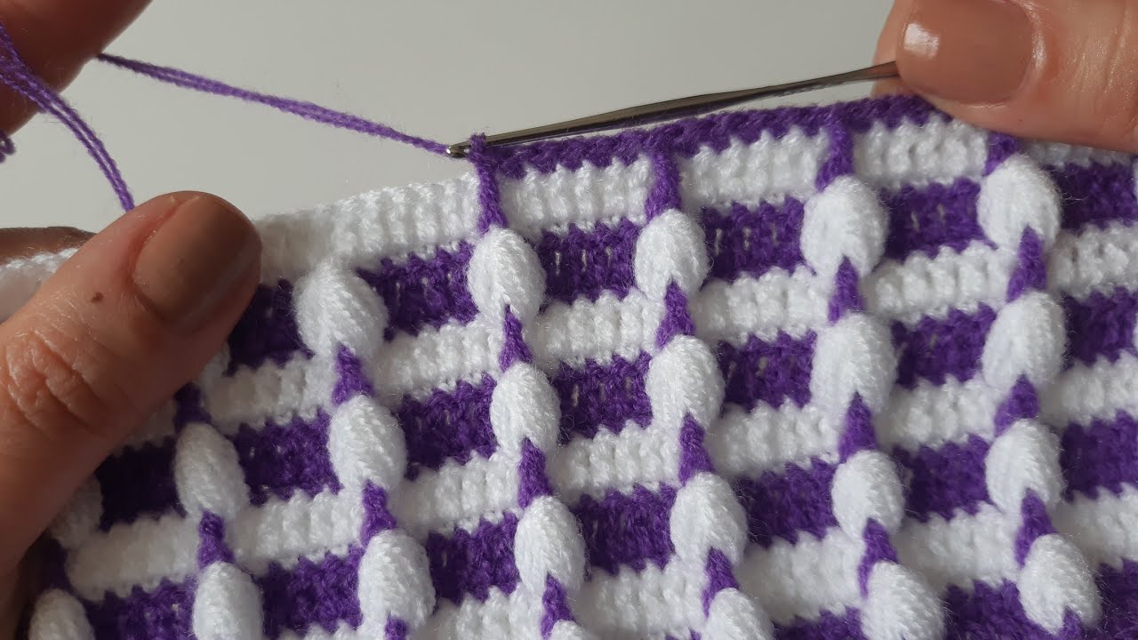 Tığ işi fıstıklı bebek battaniyesi, lif, yelek modeli