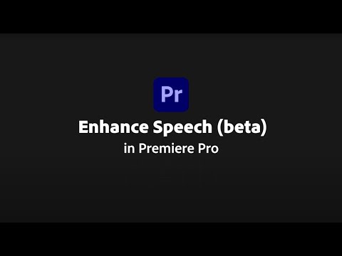 Enhance Speech in Adobe Premiere Pro (beta) - 2023 Update