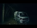 【車中泊】森の中で一人、野営車中泊