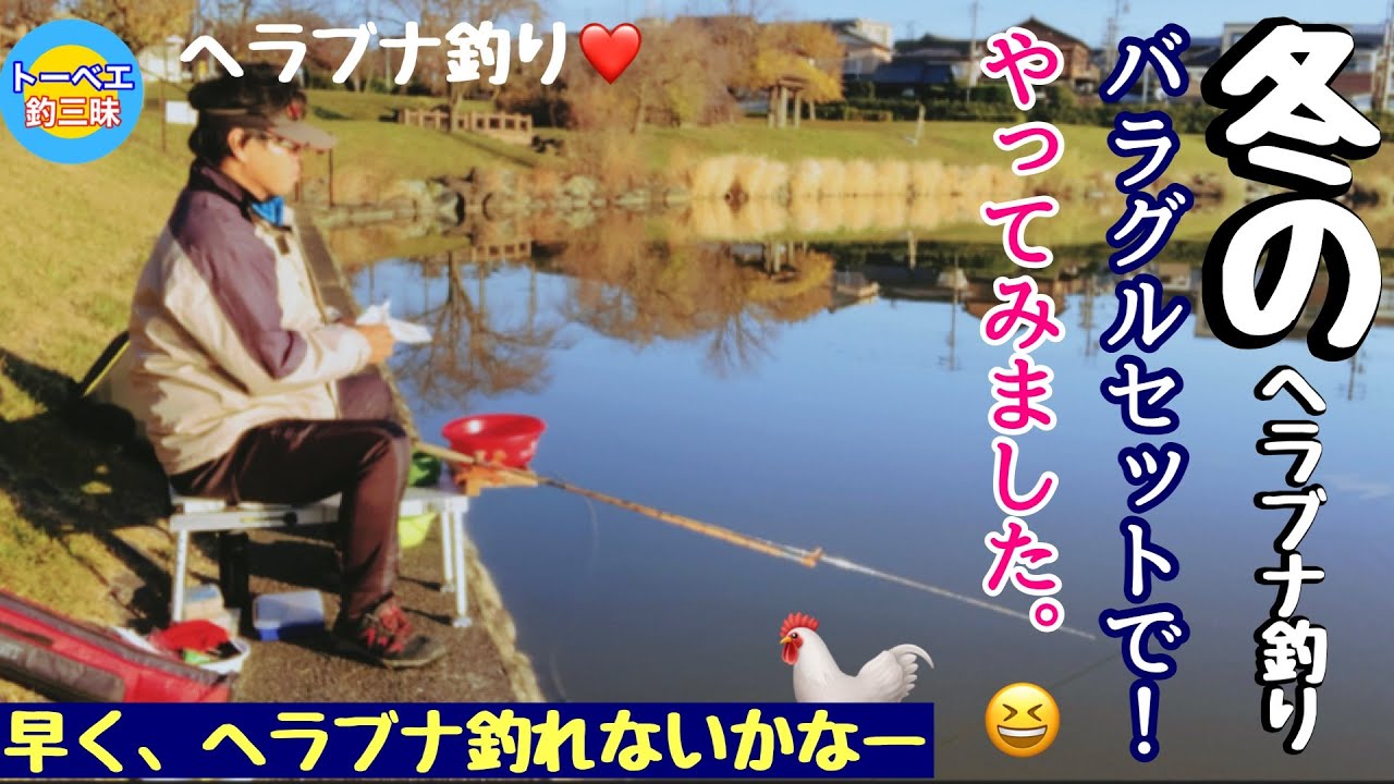 冬 の ヘラブナ 釣り 野 釣り