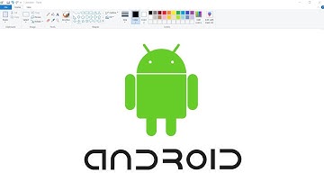 How to draw Android Lo in Computer using Microsoft | Logo Drawing Tutorial