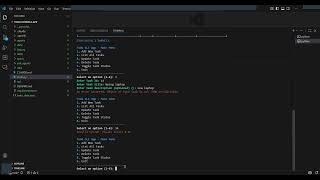 Todo console base app