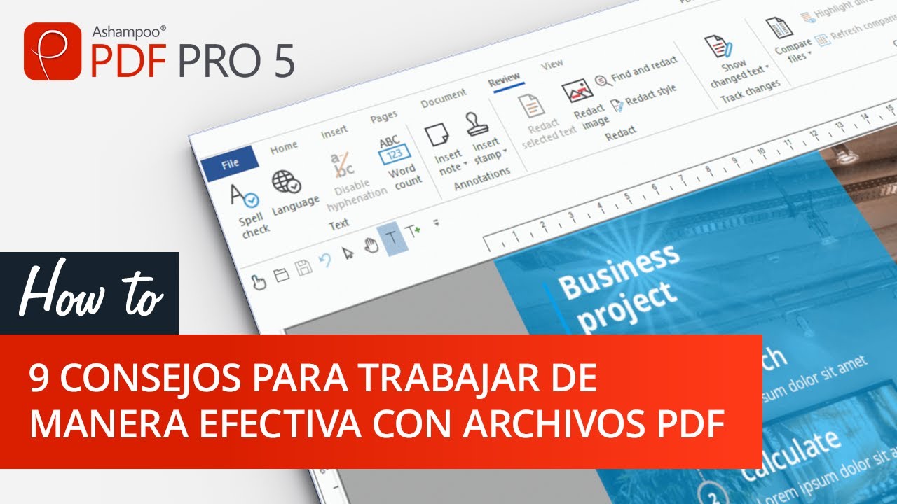 Ashampoo PDF Pro 5 - 9 consejos para trabajar eficazmente con ...