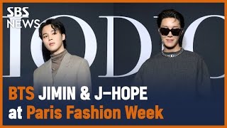 [ENG SUB] BTS Jimin and J-Hope heat up Paris... attend fashion week