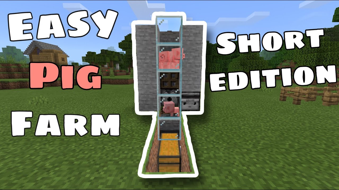 Pig Farm - Minecraft Bedrock 