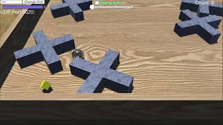 Roll a ball in HD. Two player mode (Unity) screenshot 2