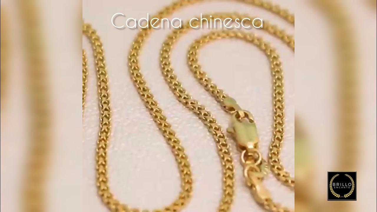 Cadena chinesca en oro (Brillo Encanto) - YouTube