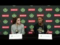 Seattle Storm 2026 Media Day Press Conferences | Elle Ladine & Jalyn Brown