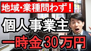 【2/3最新！】個人事業主一時金30万円､中小企業60万円が地域･業種問わないって本当か【緊急事態宣言延長で増額 持続化給付金類似制度 2021年3月開始予定/緊急小口資金･総合支援資金】