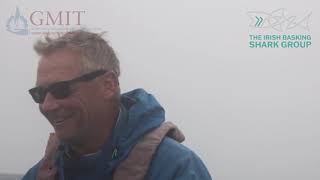 Drone footage of basking sharks off the Co Clare coast (Dr Simon Berrow, GMIT)