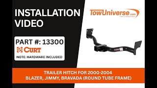 CURT 13300 Trailer Hitch Install | 2000-2004 Blazer, Jimmy, Bravada | Step-by-Step Guide