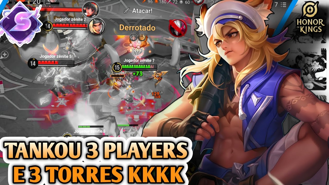 NUNCA SUBESTIME ESSE HEROI NO LATE GAME | ATA HONOR OF KINGS 