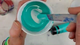 Comment préparer ses Peintures Pouring ? #peintureacryliquepouring